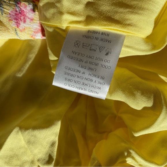 Lost + Wander | Mango Tango Midi Dress | Yellow Floral | XS - Picture 11 of 11